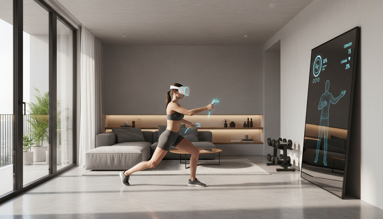 Evde Fitness 2.0: Yapay Zeka ve VR Teknolojileri Salon Alışkanlıklarını Nasıl Değiştiriyor?