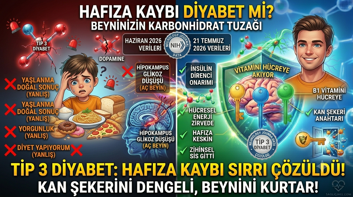 Hafıza Kaybının Gizli Nedeni: Kan Şekeri Beynimizi Nasıl Tüketiyor?